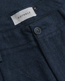 ROTHOLZ Everyday flannel pants dark blue men