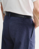 ROTHOLZ Everyday flannel pants dark blue men