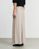 ROTHOLZ Flared trousers beige striped women