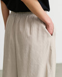 ROTHOLZ Flared trousers beige striped women