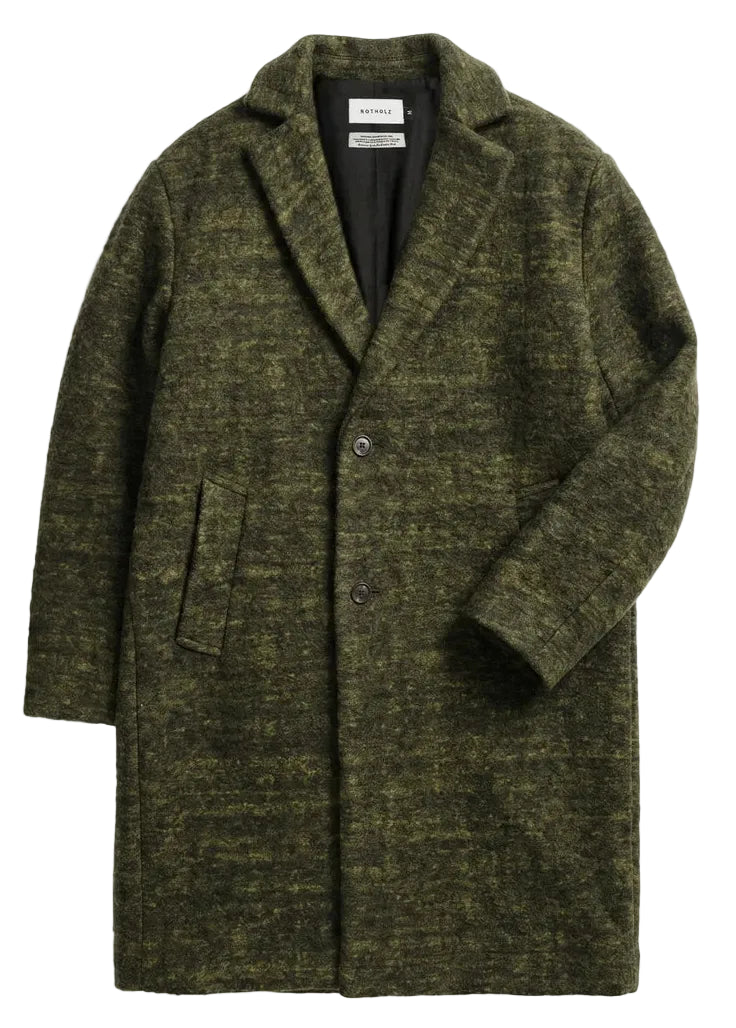 ROTHOLZ Formal coat speckled green unisex