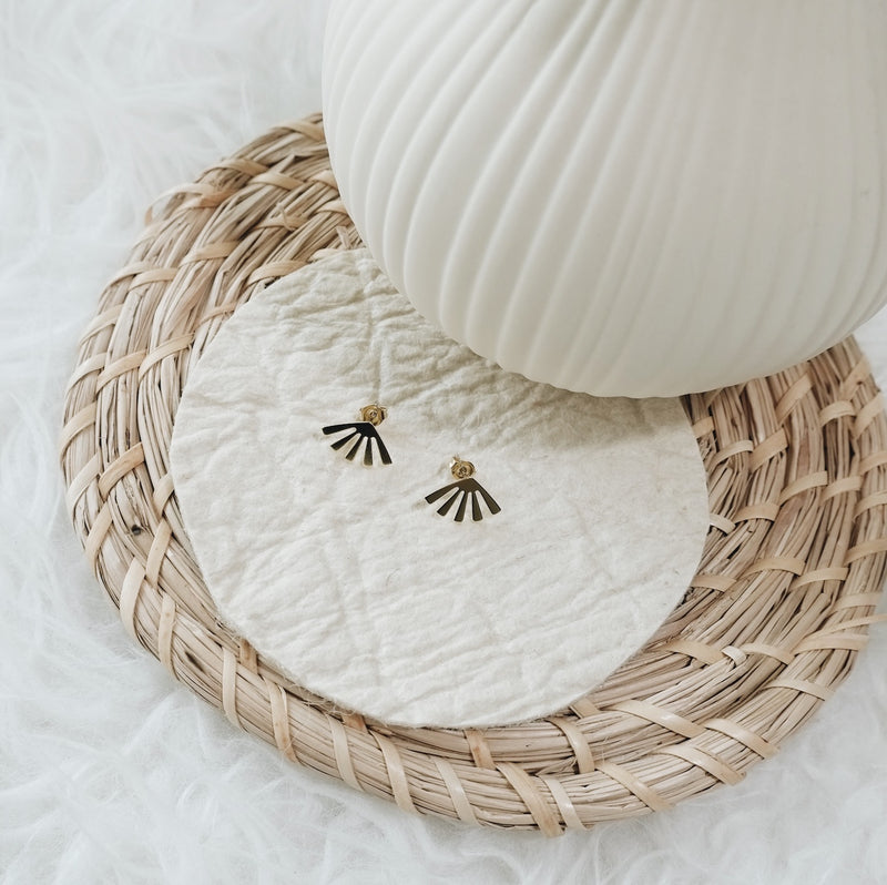 BRASSCAKE Harlow studs earrings