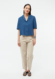 GIVN BERLIN Carol linen blouse blazing blue women