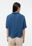 GIVN BERLIN Carol linen blouse blazing blue women