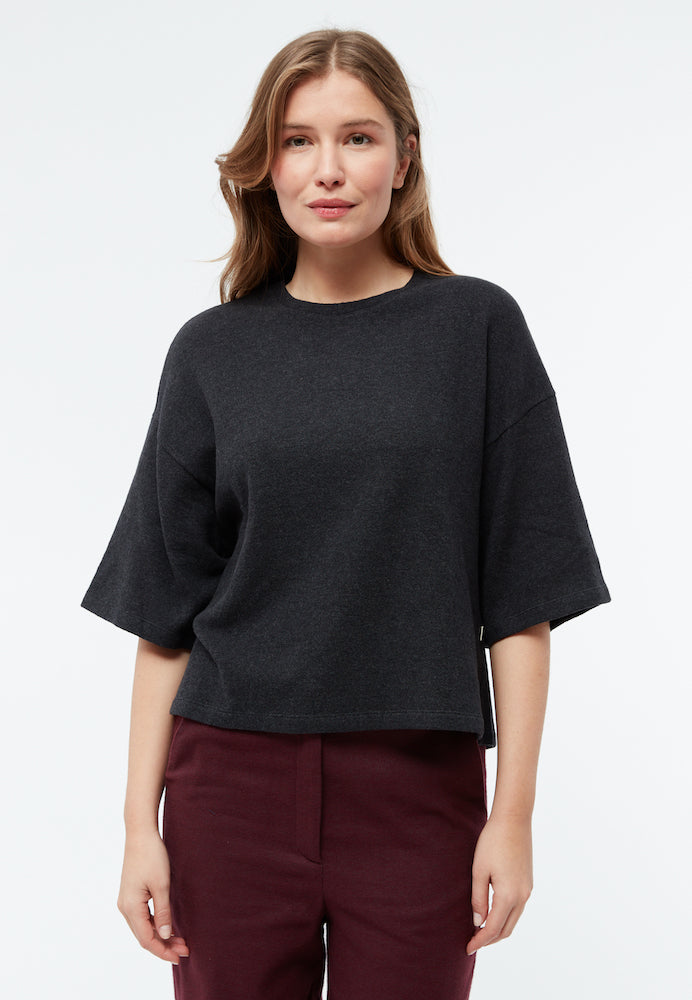 GIVN BERLIN Selma top dark grey women