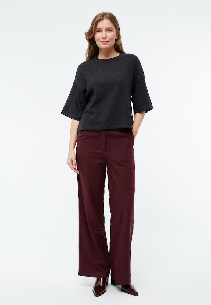 GIVN BERLIN Selma top dark grey women