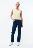 GIVN BERLIN Shirley knit top creamy yellow women