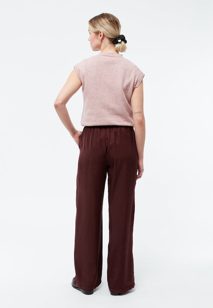 GIVN BERLIN Marla trousers wine red women