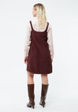 GIVN BERLIN Wendy corduroy dress wine red women