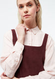 GIVN BERLIN Wendy corduroy dress wine red women