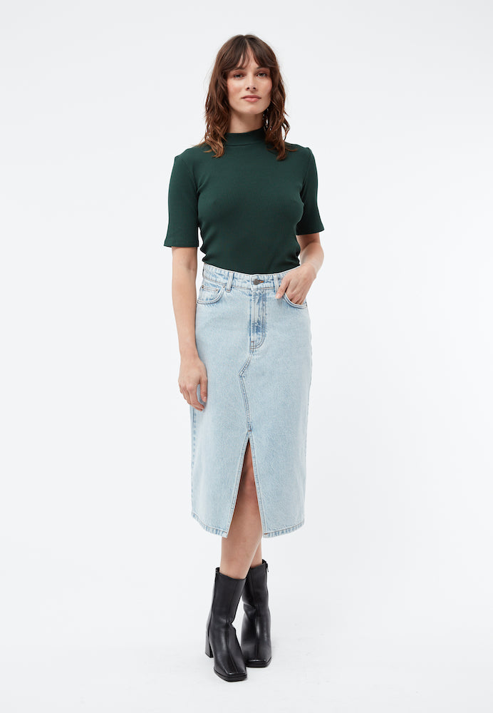 GIVN BERLIN Karlotta denim skirt light blue women
