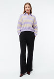 GIVN BERLIN Resa striped jumper light beige light amethyst women