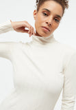 GIVN BERLIN Vida long sleeve top off white women