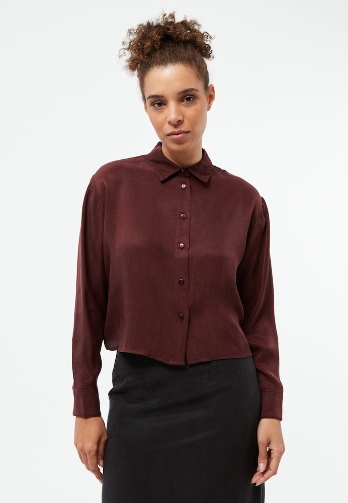 GIVN BERLIN Savannah blouse wine red women