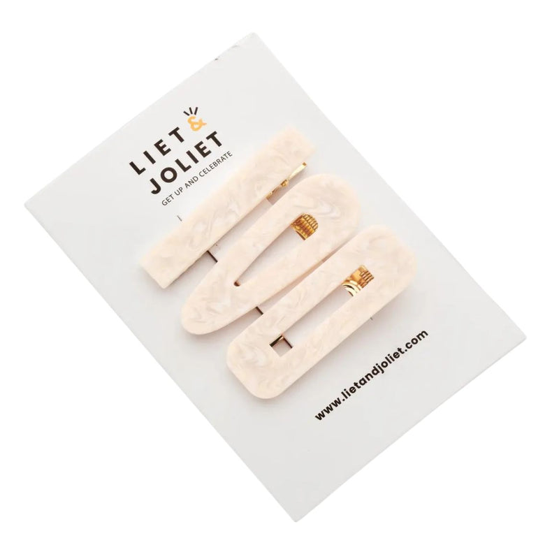 LIET & JOLIET Lucia hair pin set white J25351MIX01