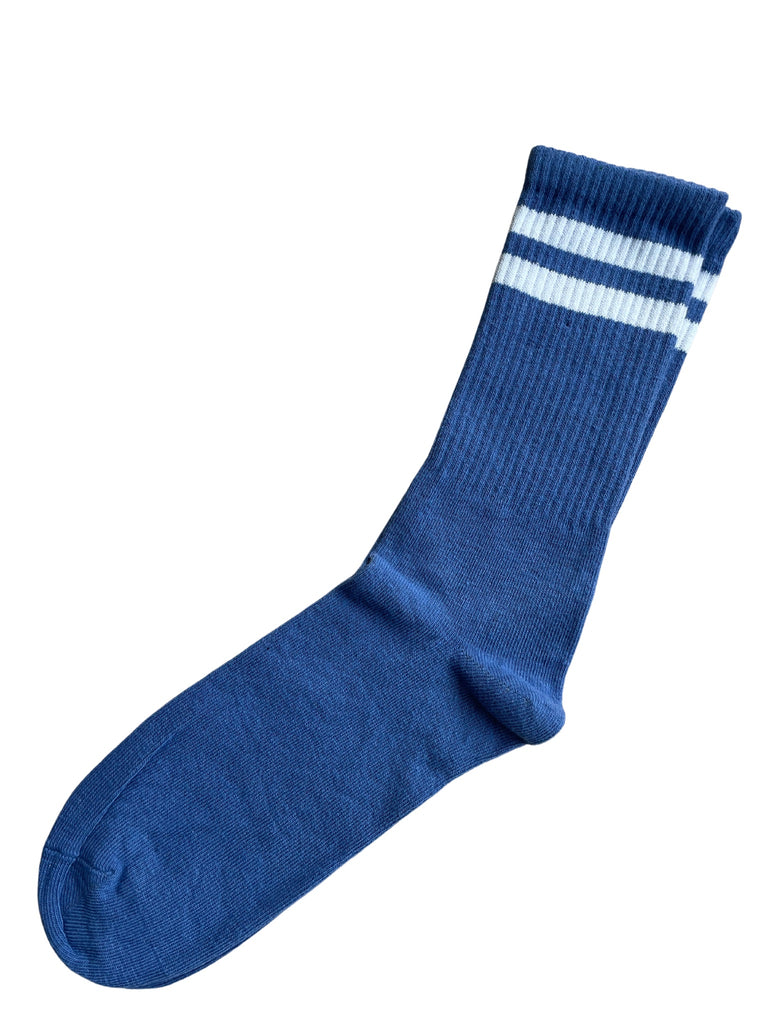 KLUE Organic cotton tennis socks blue unisex