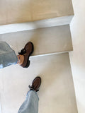 JUTELAUNE Chunky shoes mocca women