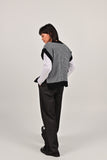 FAM THE LABEL Jody vest black knit women