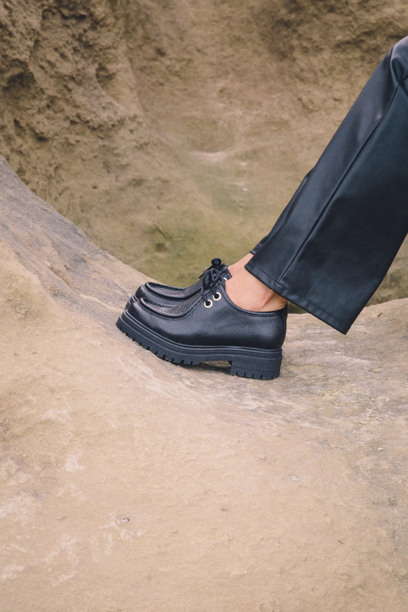 JUTELAUNE Chunky shoes black women