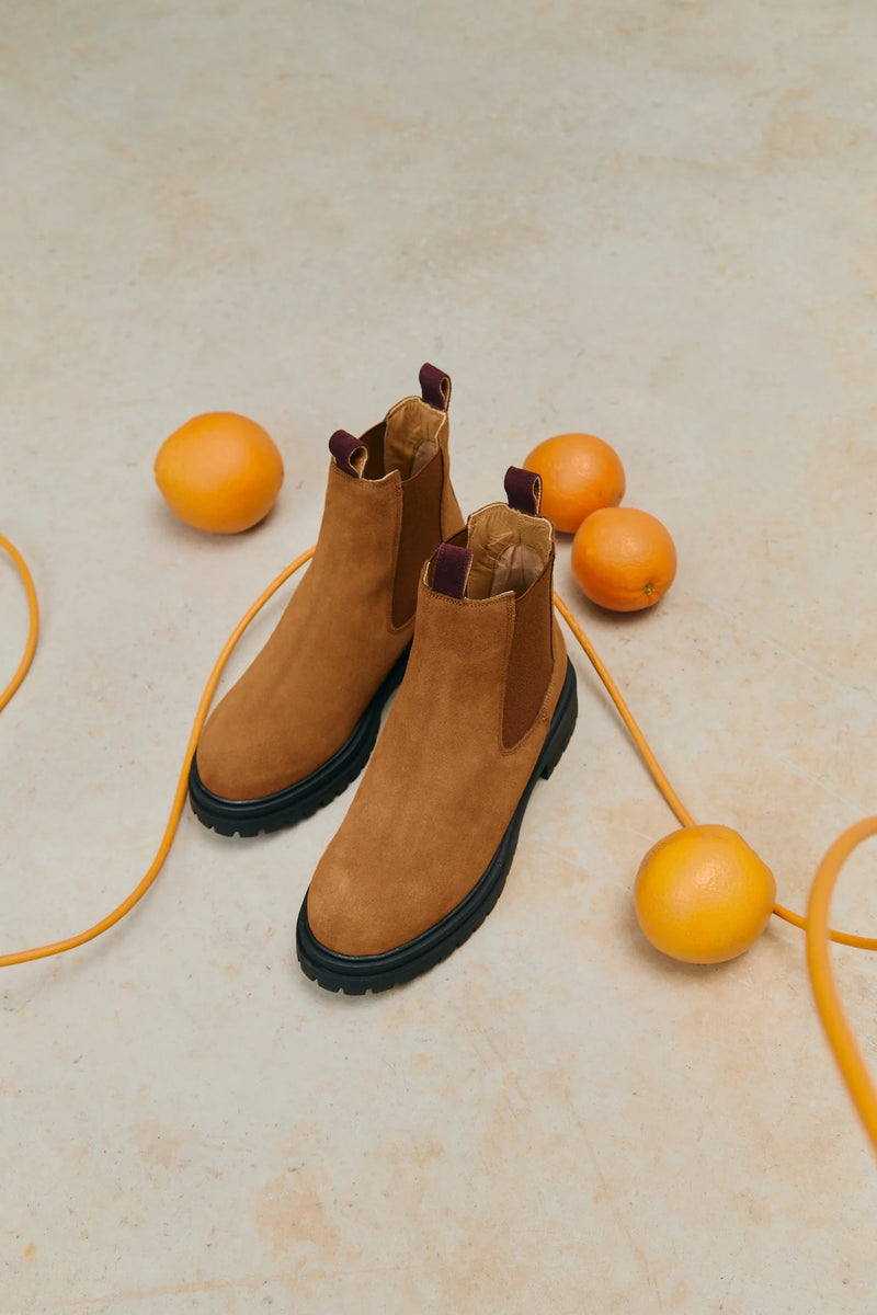 JUTELAUNE Mischa chelsea boots brown women