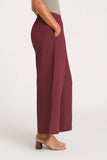 KINGS OF INDIGO Hazel linen pants ruby wine women