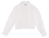 KINGS OF INDIGO Quinn linen shirt optical white women
