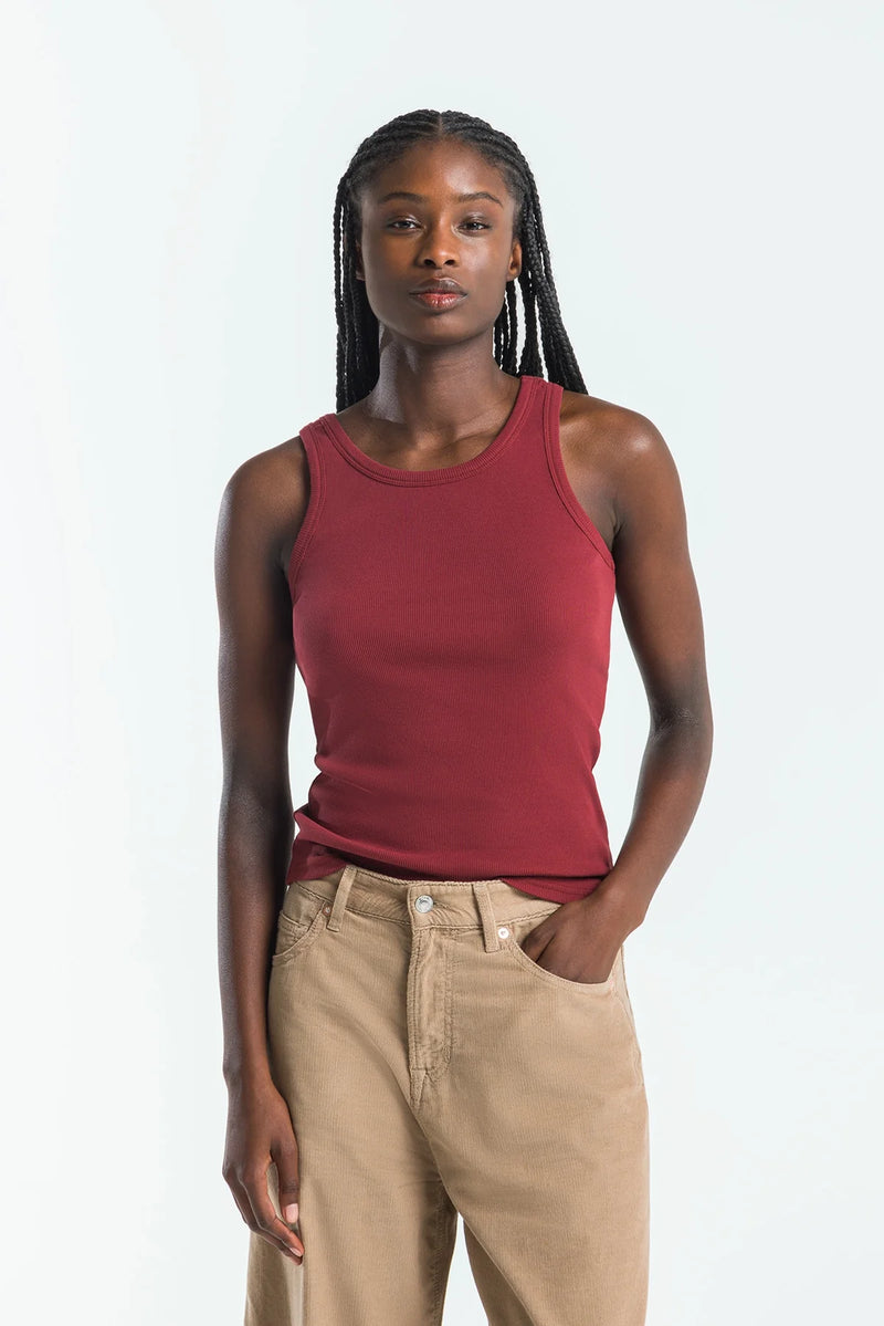 KINGS OF INDIGO Kerry tank top madder brown women