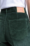 KINGS OF INDIGO Leila corduroy trousers dark green women