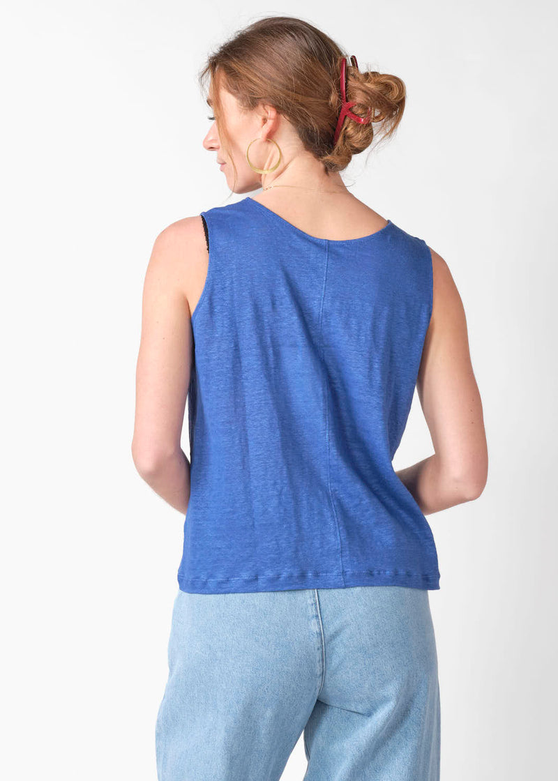 KLITMØLLER Dee tank top surf blue women