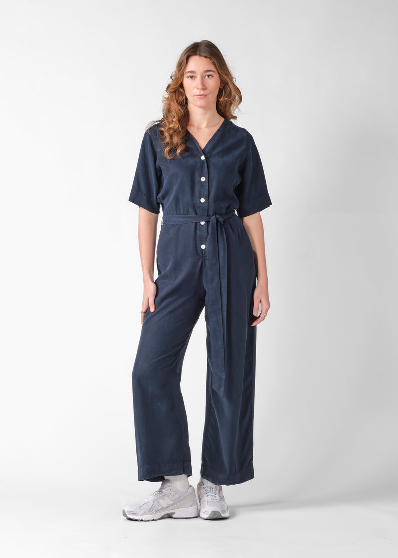 KLITMØLLER Marna jumpsuit navy women