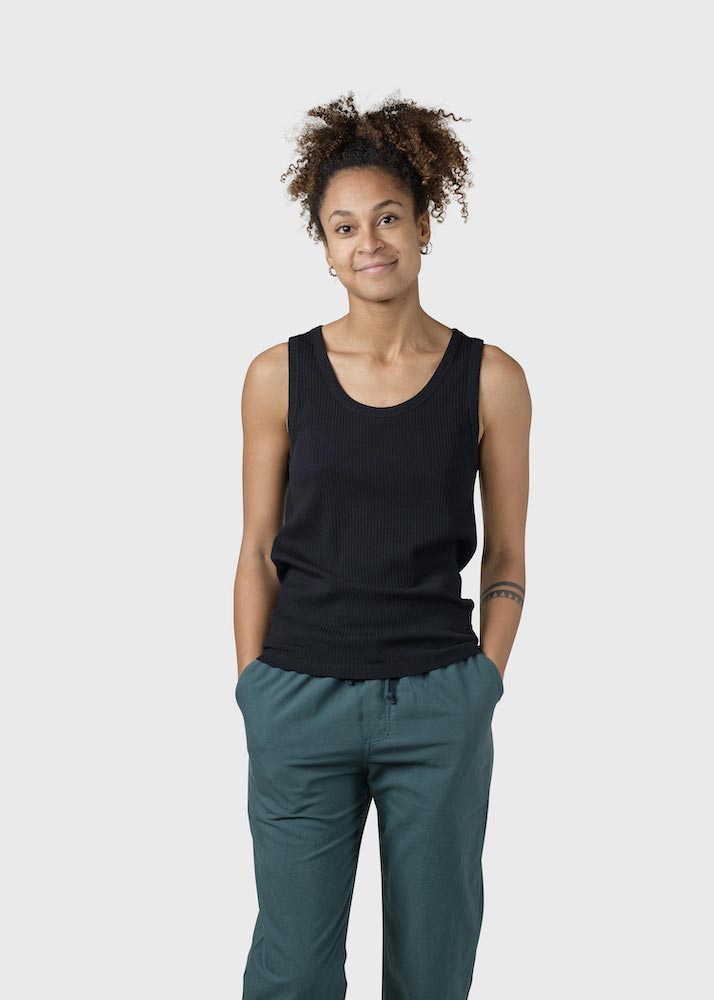 KLITMØLLER Rib top black women