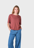 KLITMØLLER Mila tee burgundy women