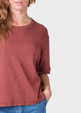 KLITMØLLER Mila tee burgundy women