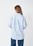 KLITMØLLER Irene shirt white surf blue women