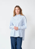 KLITMØLLER Irene shirt white surf blue women
