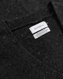 ROTHOLZ Knit cardigan speckled black unisex