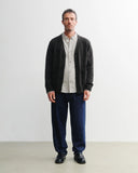 ROTHOLZ Knit cardigan speckled black unisex