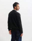 ROTHOLZ Knit cardigan speckled black unisex