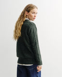 ROTHOLZ Knit cardigan speckled green unisex