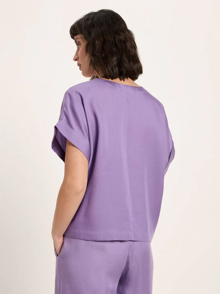 LANIUS 14181 Tencel blouse 487 purple haze women