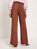 LANIUS 14190 Wide leg trousers 283 dark mocca women