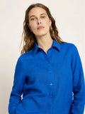 LANIUS 14674 Linen shirt 580 lapis women