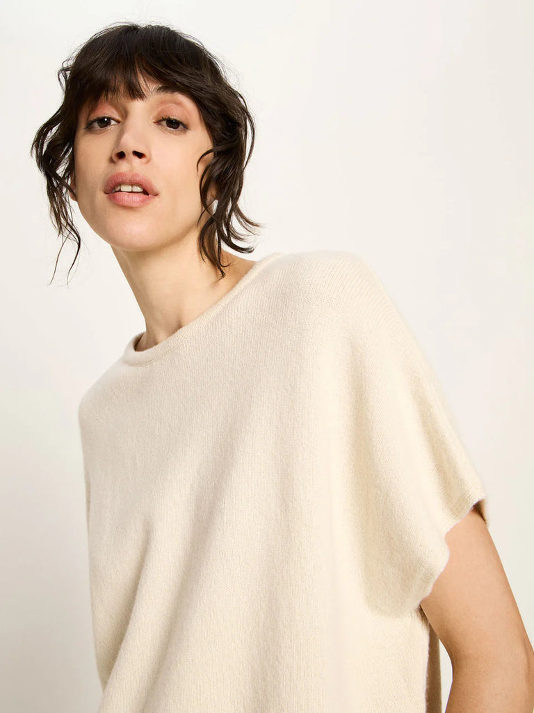 LANIUS 13363 Knit top 101 off white women
