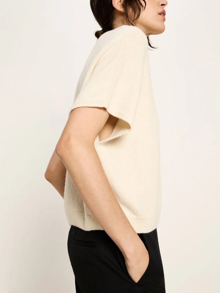 LANIUS 13363 Knit top 101 off white women