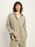 LANIUS 14386 Corduroy blouse 273 dark stone women
