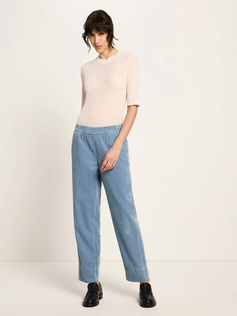LANIUS 14387 Corduroy trousers 535 light vintage blue women