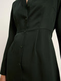 LANIUS 1441 Tencel shirt dress 678 forest women