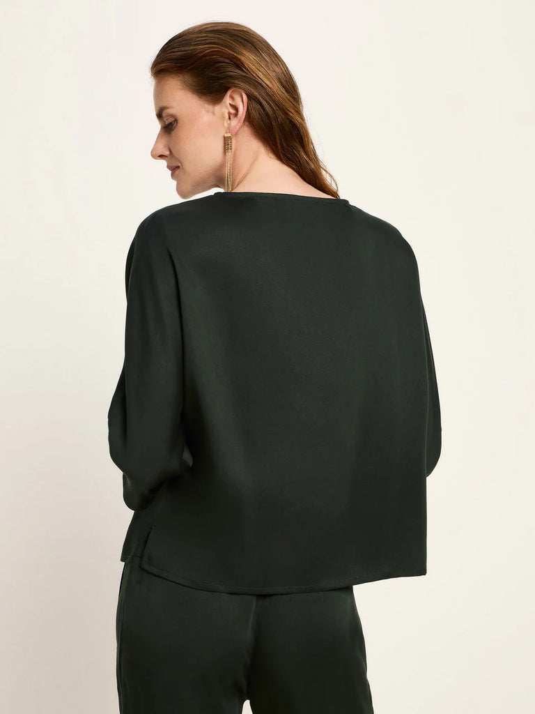 LANIUS 14443 Tencel blouse 678 forest women