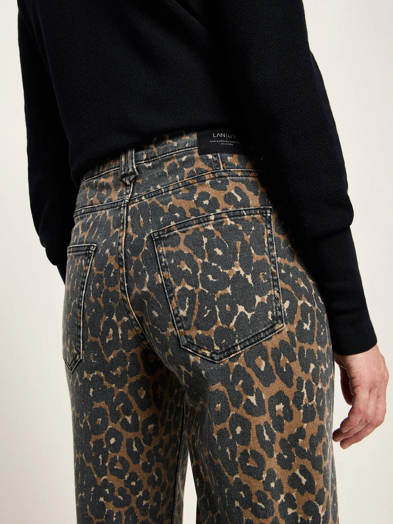 LANIUS 14464 Relaxed jeans 827 leo print women