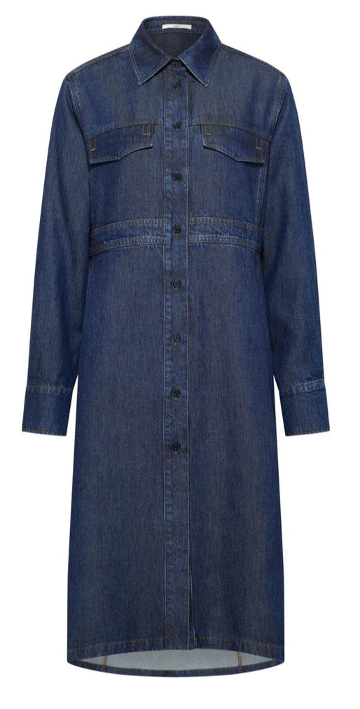 LANIUS 14480 Denim dress 596 dark blue denim women